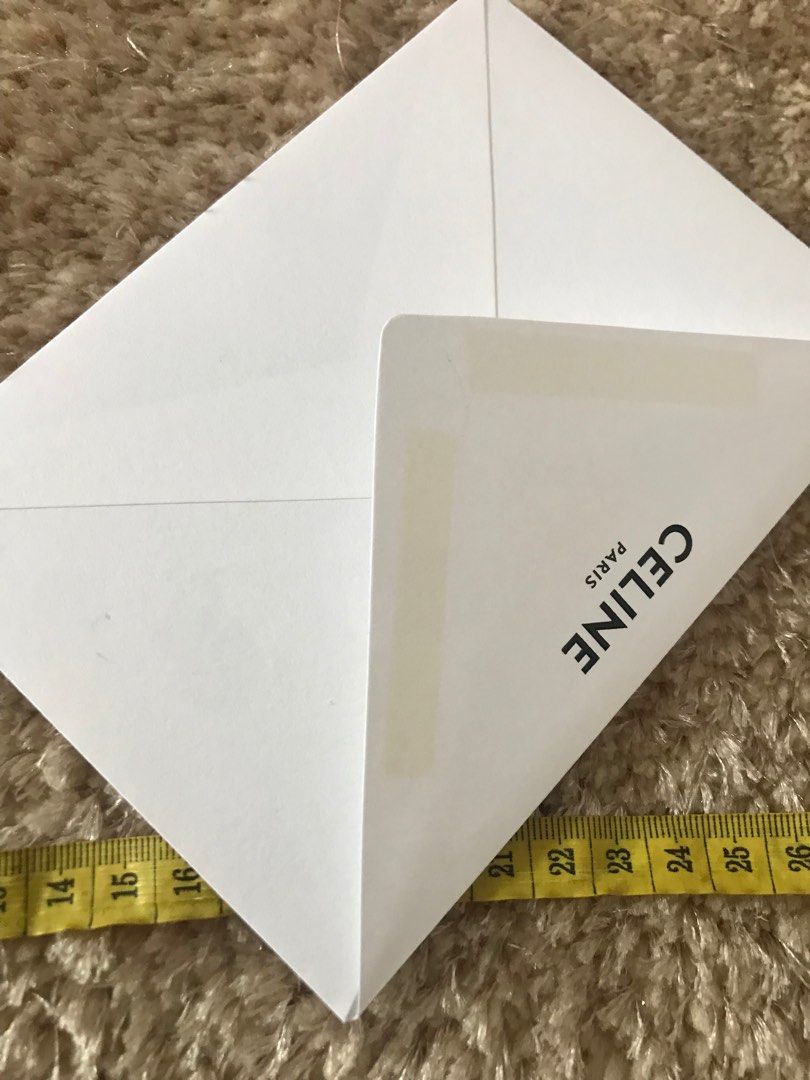 Celine envelope amplop greeting card tas bag celine paris kartu icapan