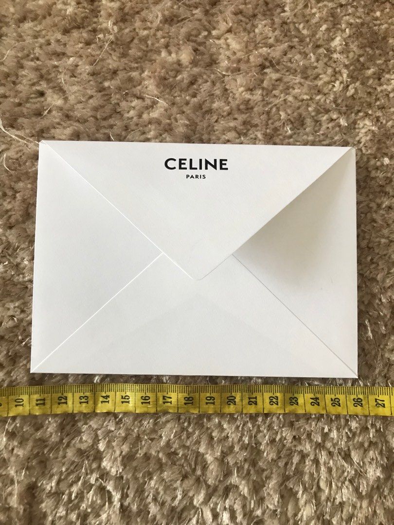 Celine envelope amplop greeting card tas bag celine paris kartu icapan