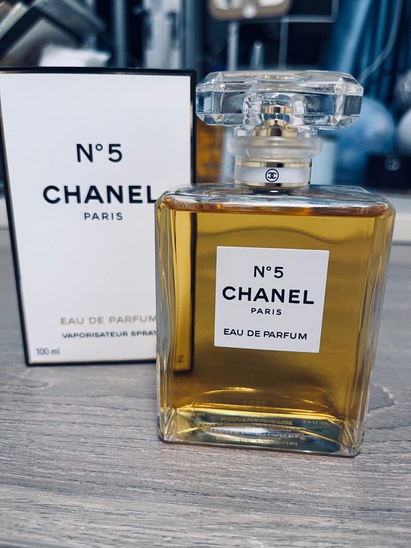 Fortløbende Valg folder Chanel No.5 香水EAU DE PARFUM 100ml, 美容＆化妝品, 健康及美容- 香水＆香體噴霧- Carousell