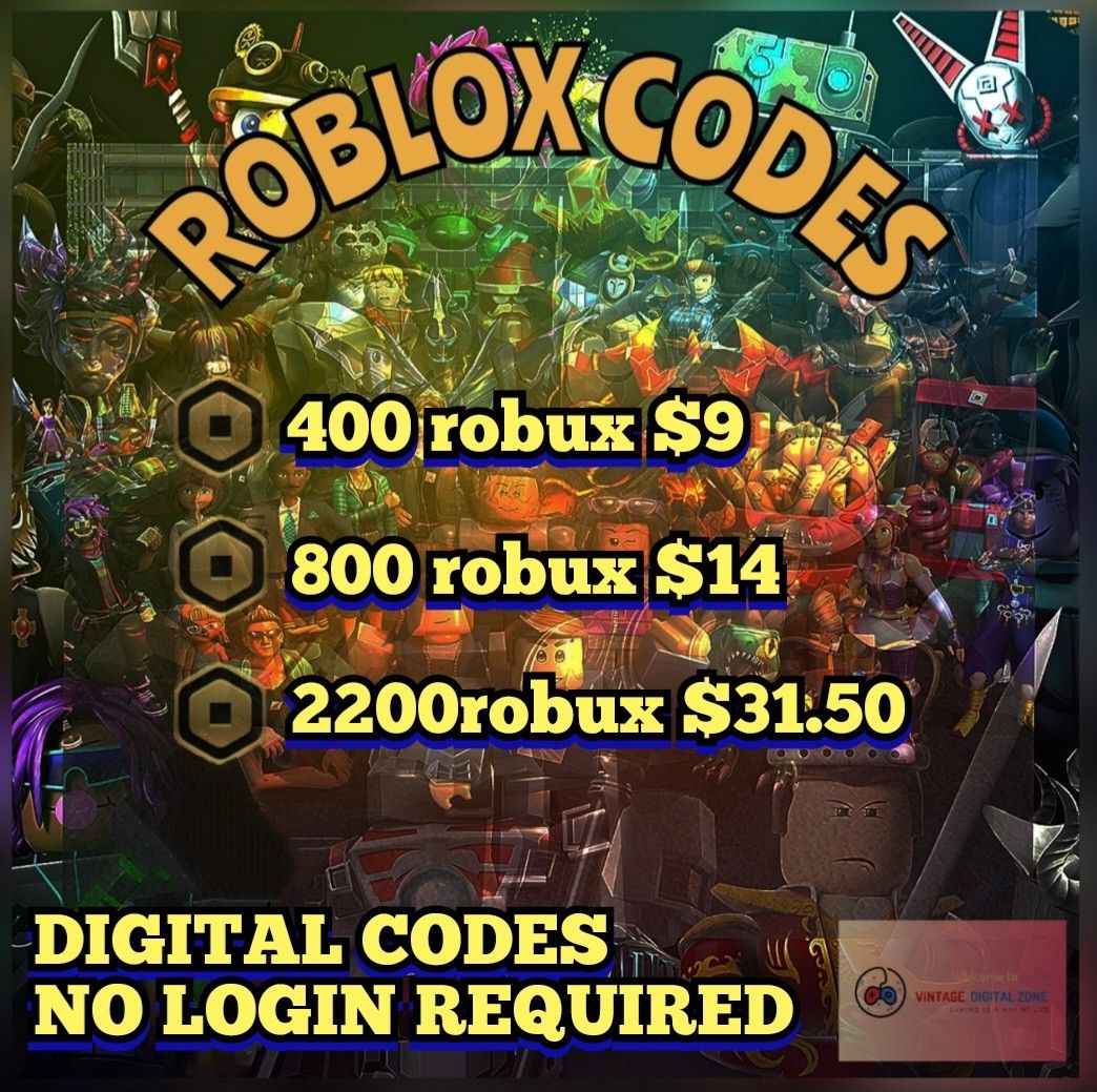 Roblox Digital Gift Code for 800 Robux [Redeem Worldwide