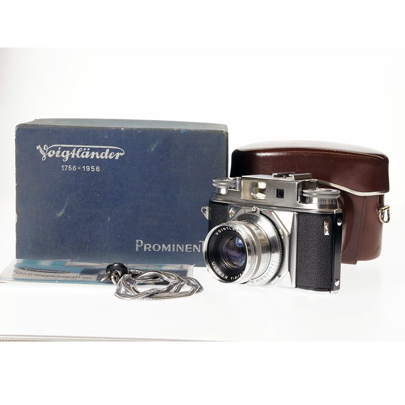 Classic Voigtlander Prominent II rangefinder Camera + Ultron 50mm f2