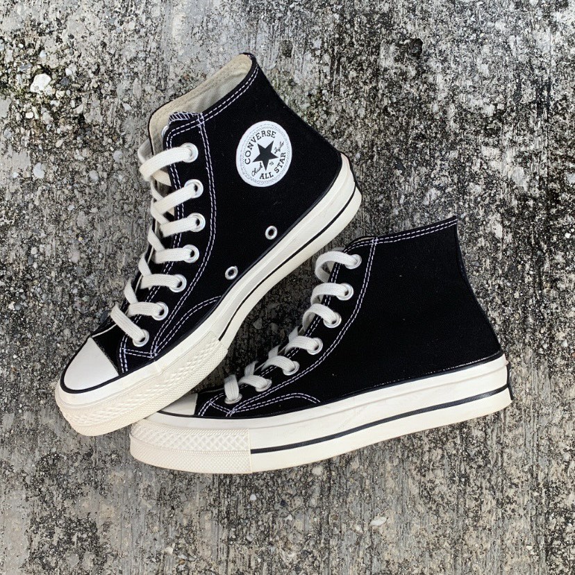 Converse 70s High Black white on Carousell