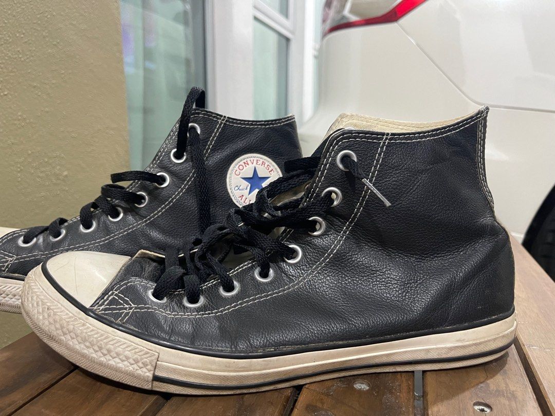 Converse ALL STAR Leather, Men's Fashion, Footwear, Sneakers on Carousell