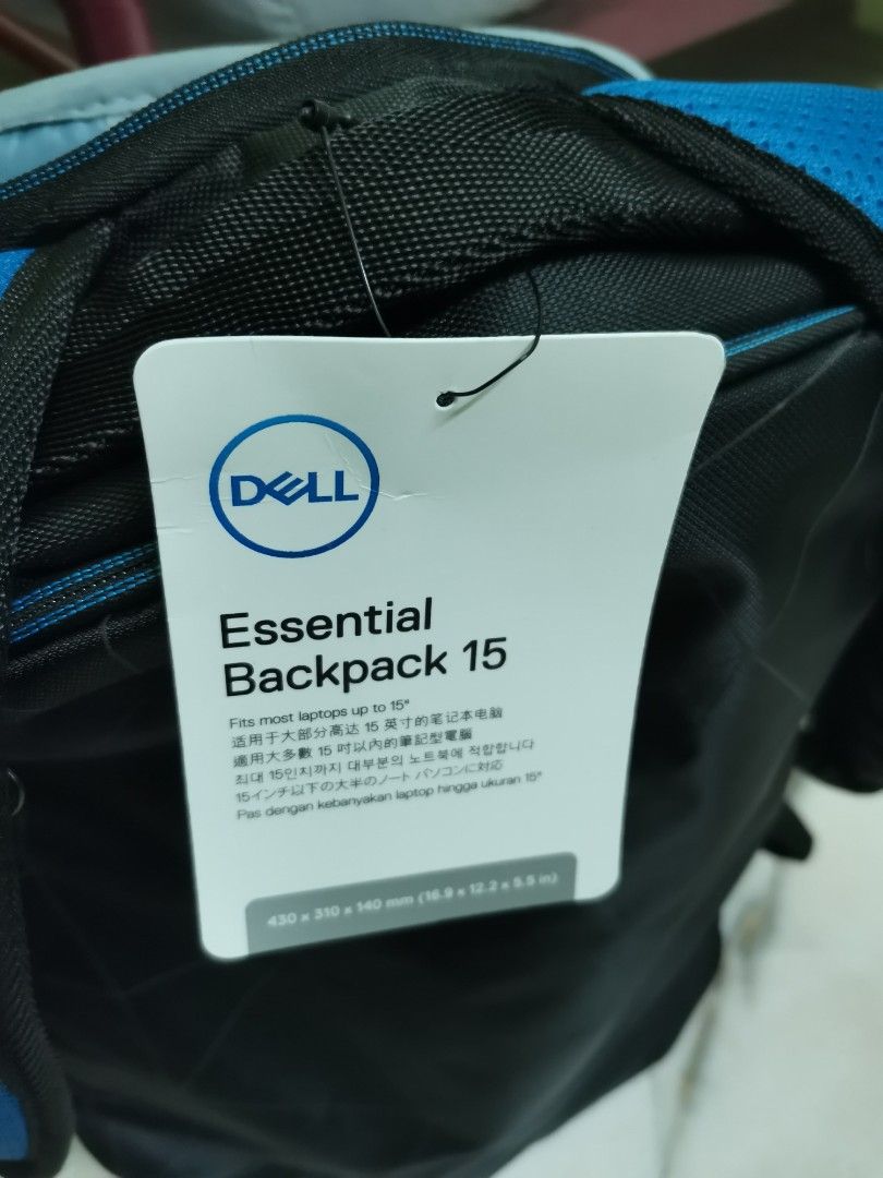 Dell laptop backpack 15.6 inch waterproof design by Targus, Computers & Tech, Parts
