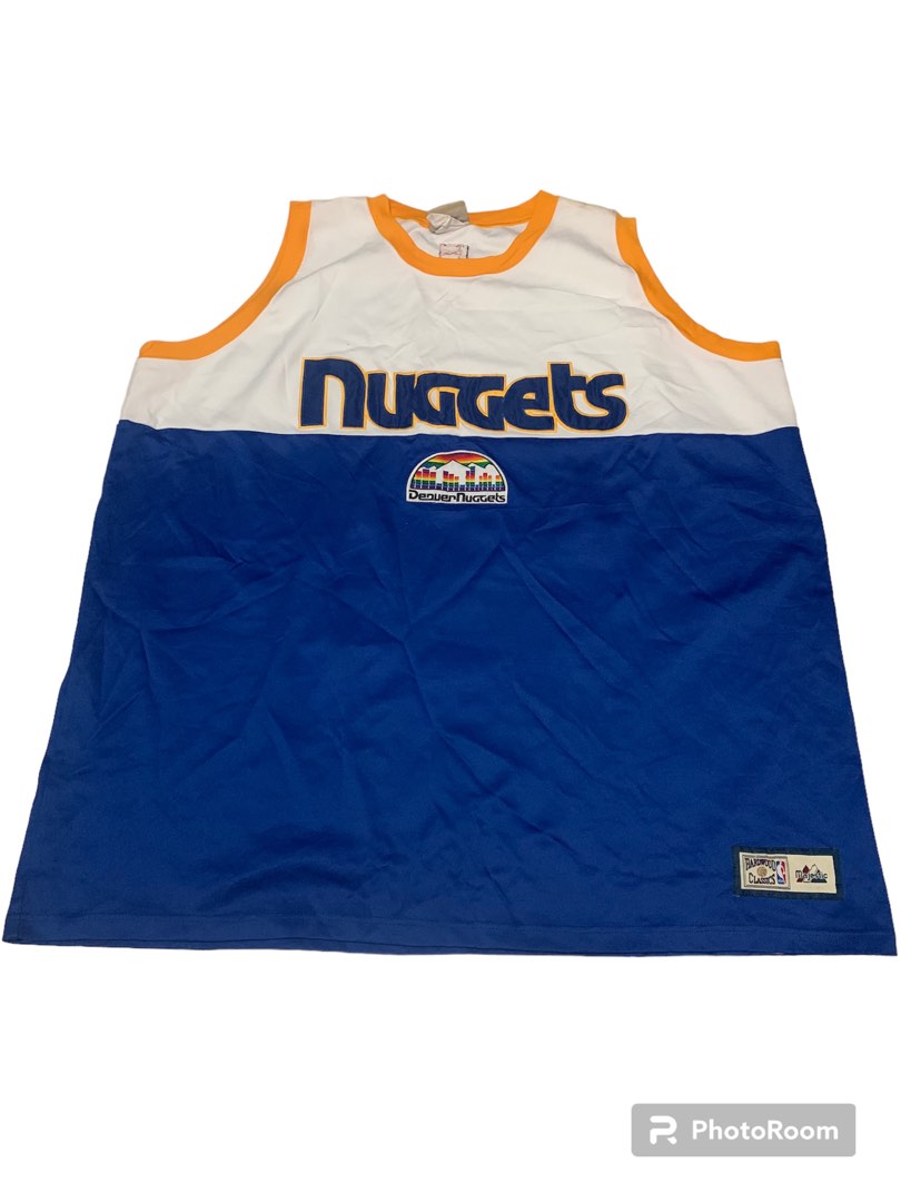 Denver Nuggets Hardwood Classics Majestic NBA Basketball Jersey