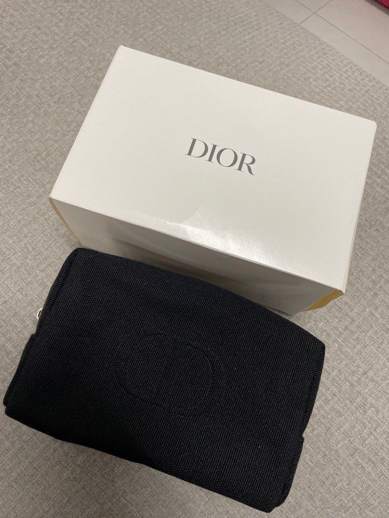 Dior trousse clearance pouch black