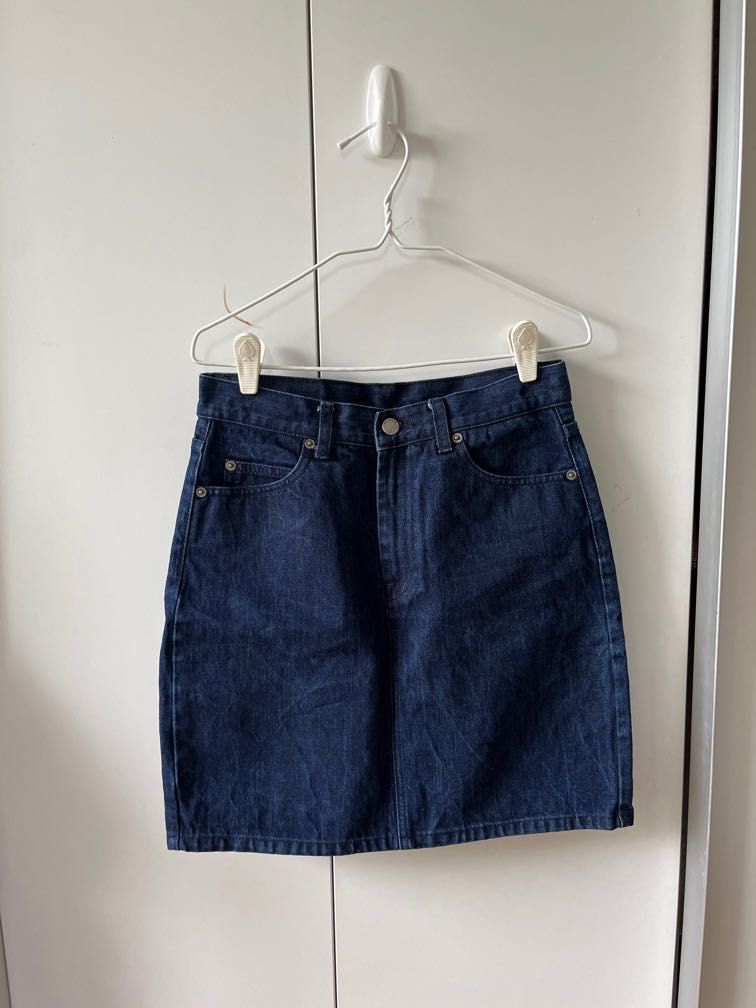 Dr denim midi skirt clearance