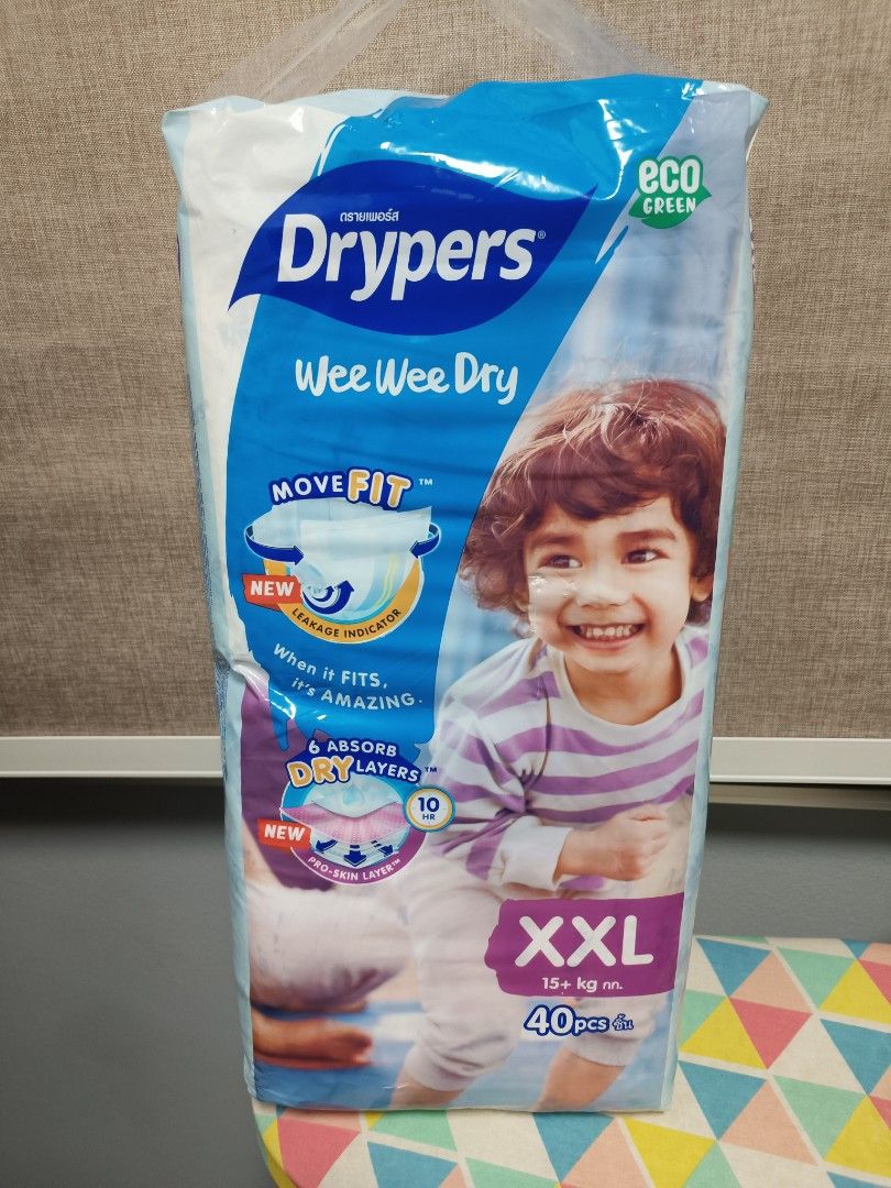 Drypers xxl (tape), Babies & Kids, Bathing & Changing, Diapers & Baby