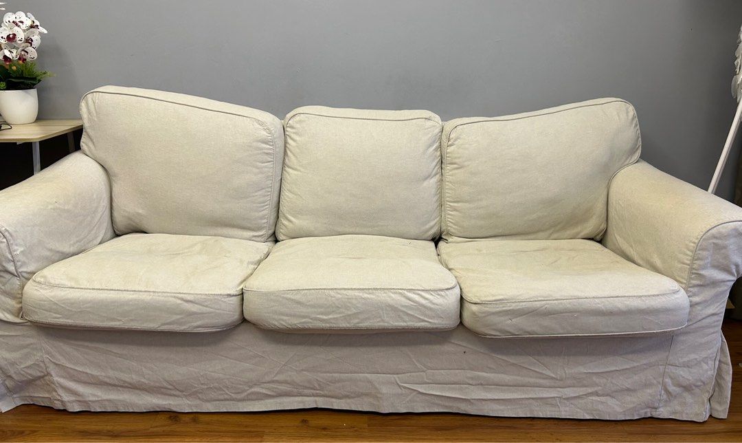 Ektorp 3 seater, Furniture & Home Living, Furniture, Sofas on Carousell
