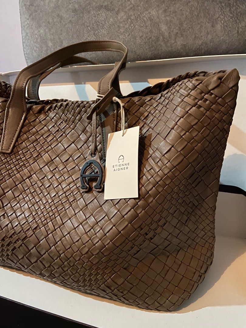 Etienne aigner woven purse store