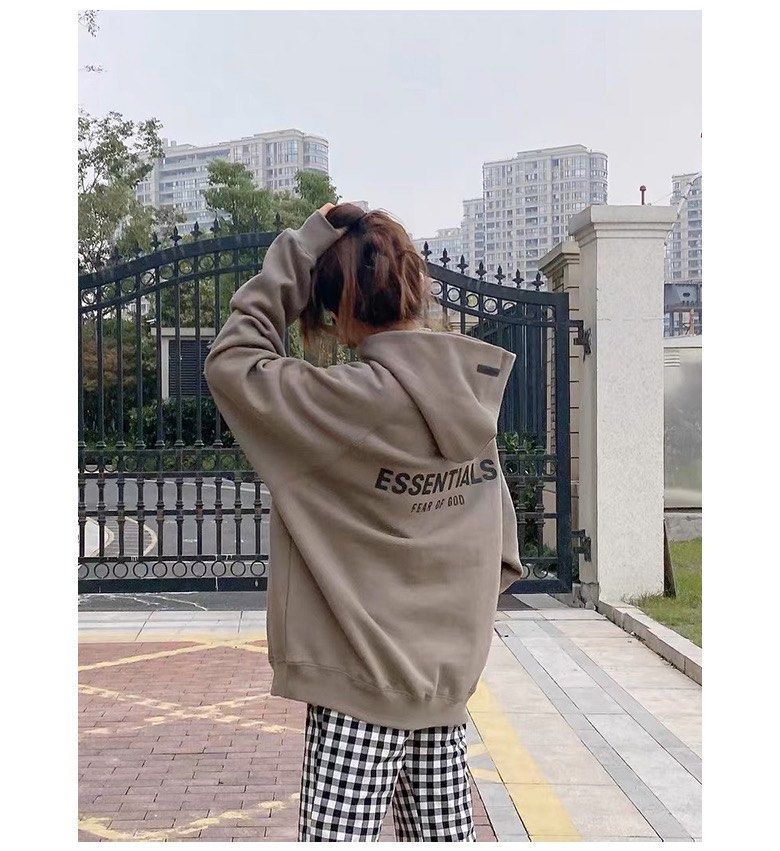 Fear of shop god tartan hoodie