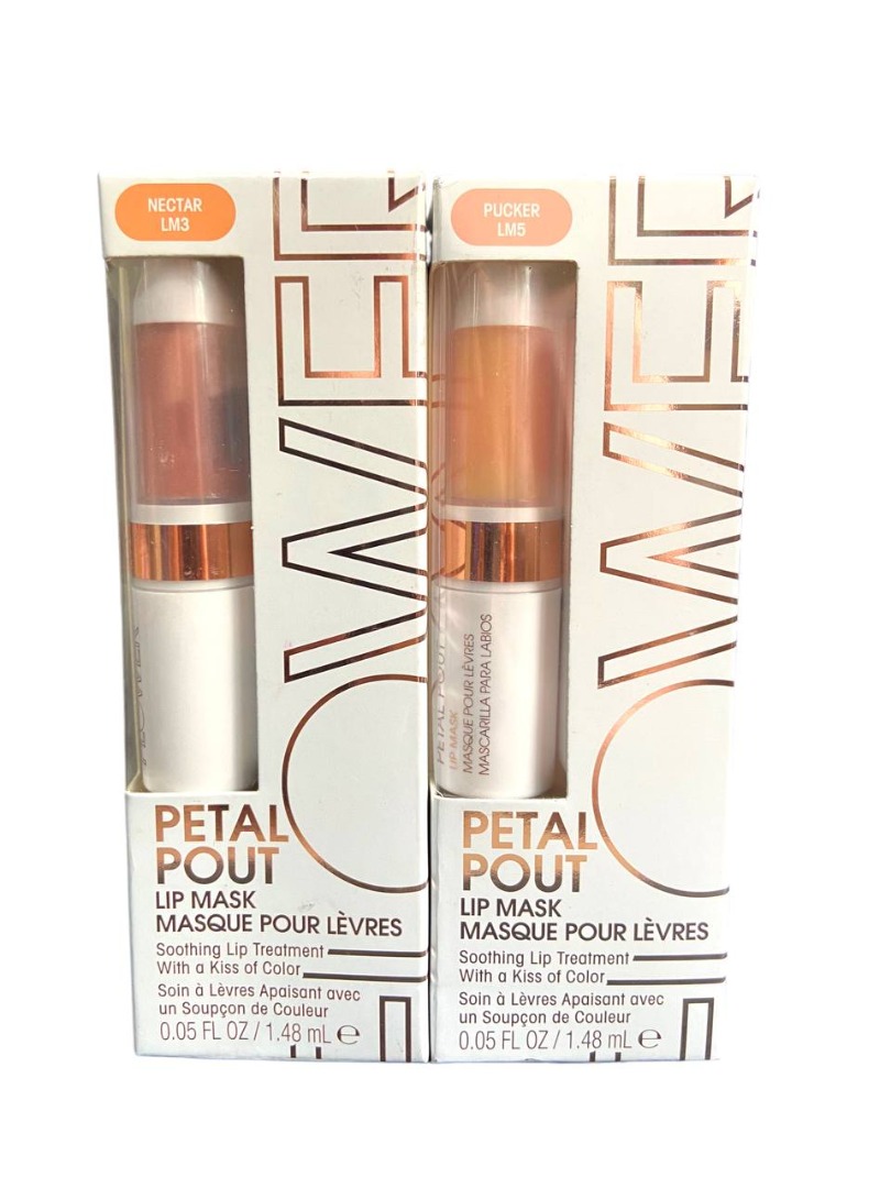 Flower by Drew Petal Pout Lip Mask, Hydrating Tinted Balm with Mango