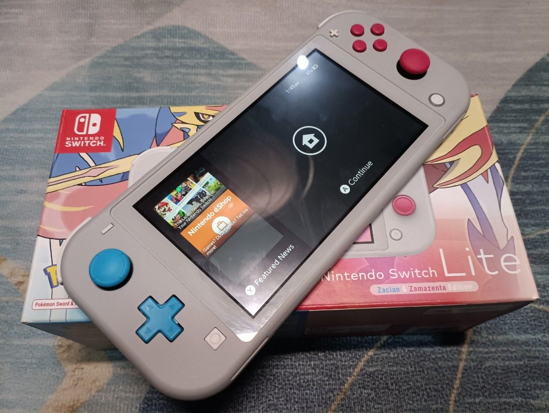 For Sale 2nd Hand Nintendo Switch Lite Zacian and Zamazenta Edition