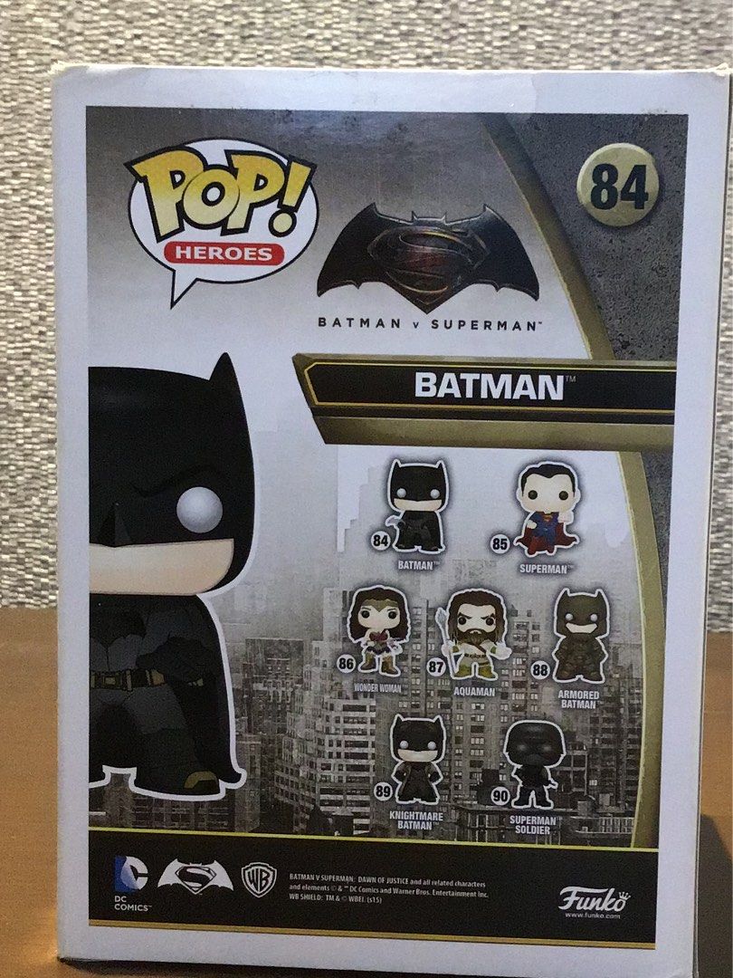 Funko pop Batman Vs Superman Batman vinyl figure (Category: Figurines & Statues) located in Manila. Submitted by limeli (Listing ID 1231027582, Image 3). Description: Item is in good condition and hasn’t been released from the box . Released back in 2016 this Batman vinyl figure is one of the most iconic Batmans in cinema history.