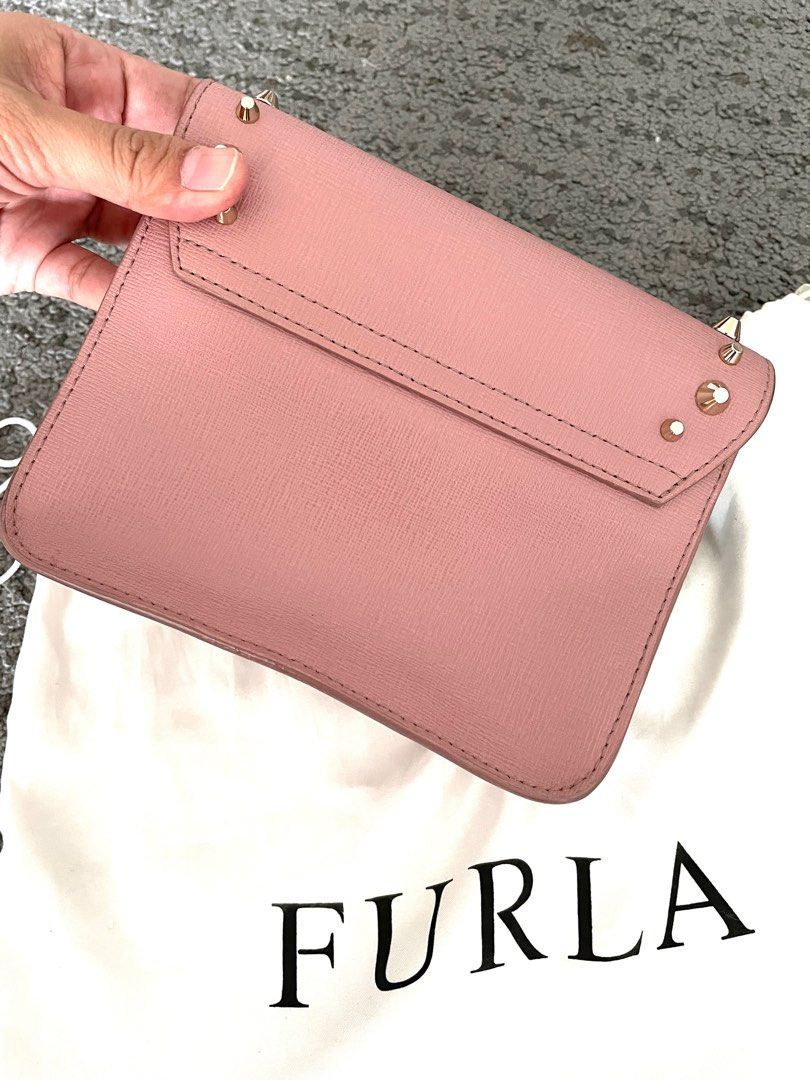 Furla julia studded leather crossbody bag best sale