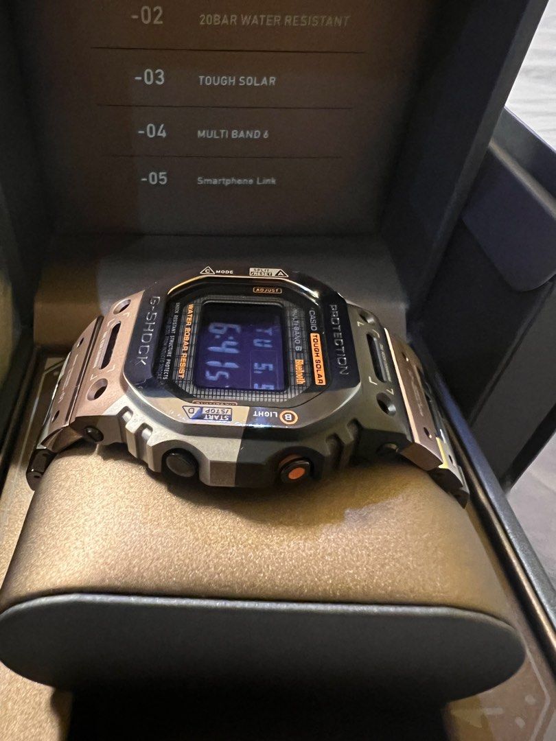 G shock gmw B5000 titanium