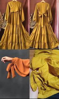 Gamis annisa syari ruffle