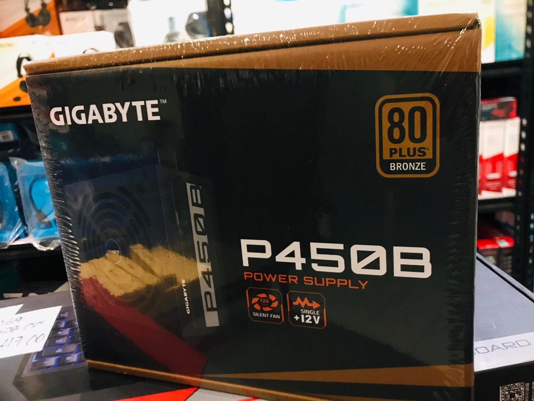 Gigabyte P450B 450W 80 Plus Bronze Certified Power Supply PSU ...
