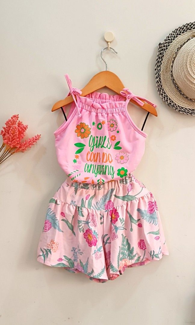 Girls Coords Summer Casual Outfit | Kids Clothing, Babies & Kids, Babies &  Kids Fashion on Carousell