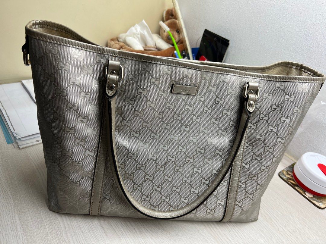 Gucci metallic tote bag clearance