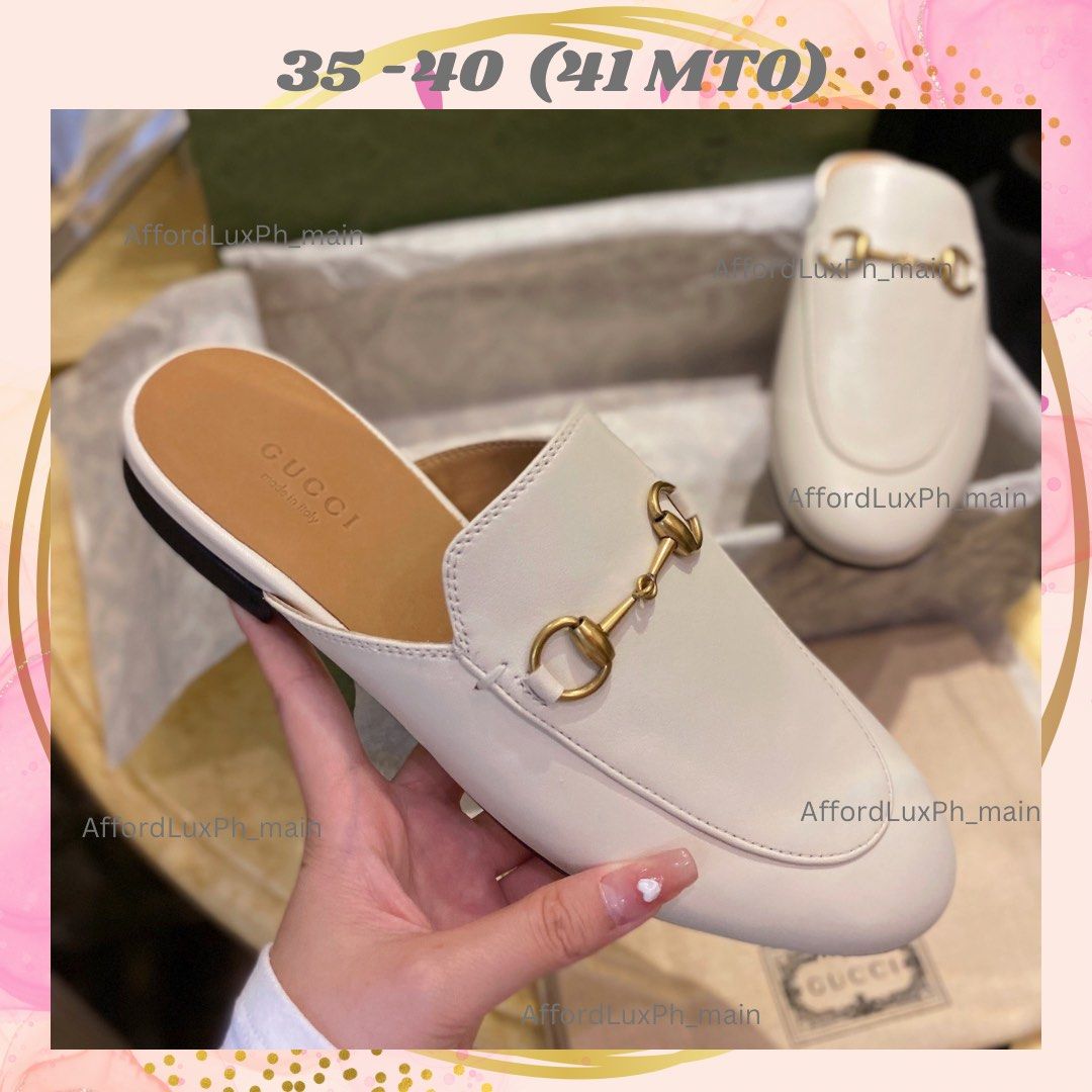 gucci white princetown