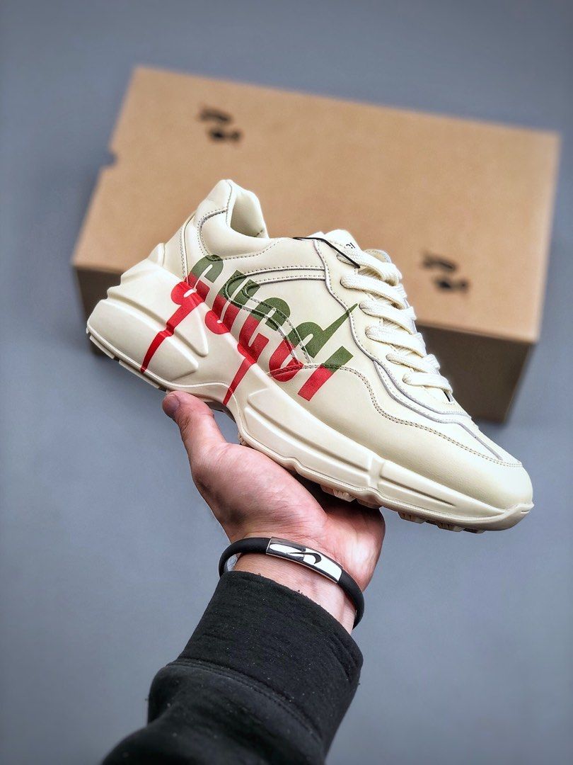 Gucci Rhyton Vintage Trainer Sneaker Women s Fashion Footwear
