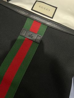 Gucci Small Techno Canvas in Black