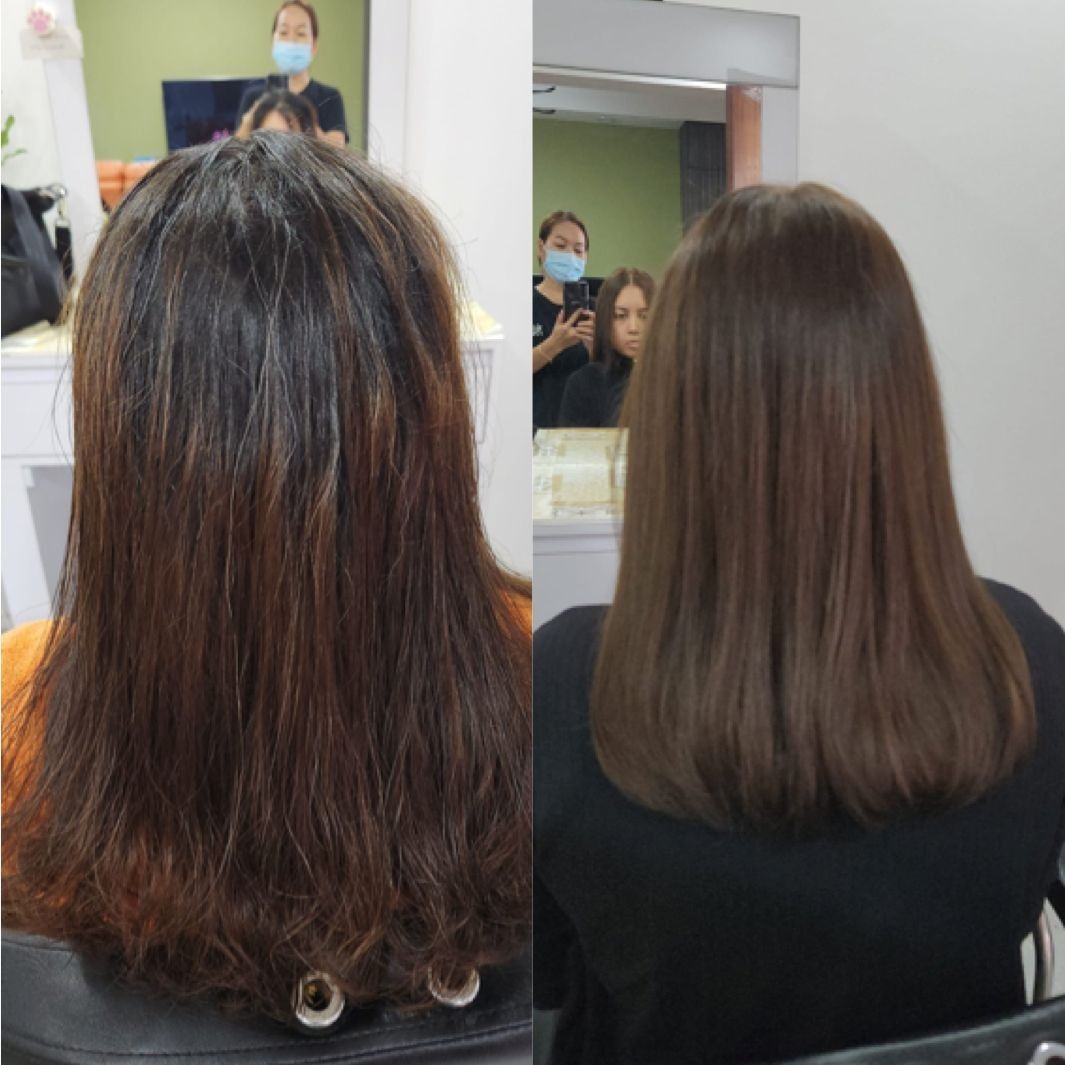 Hair serviceBleach +dyepermsolf rebondKGLOSS treatment., Lifestyle