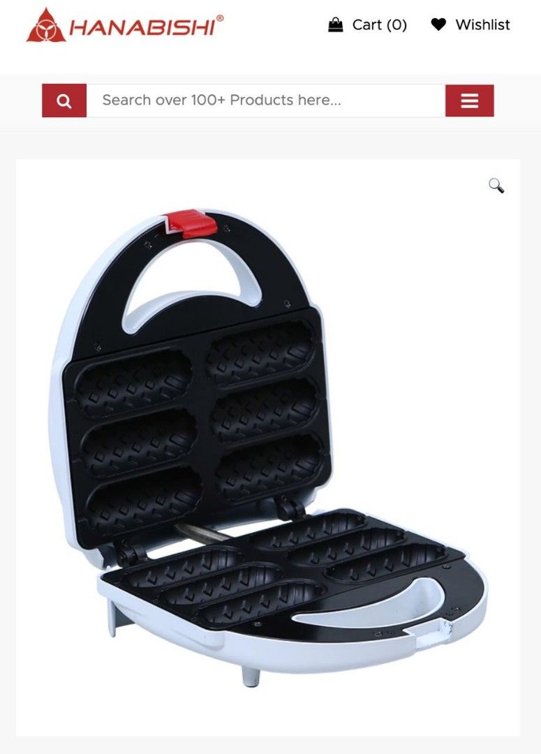 Hanabishi Hotdog Waffle Maker, TV & Home Appliances, Kitchen Appliances
