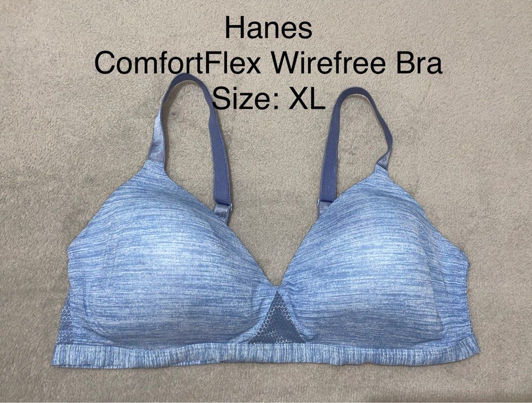 Hanes (XL) Nonwire Bra, Women's Fashion, Undergarments & Loungewear on  Carousell