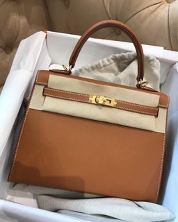 Hermes Kelly 25 Rose Azalea K25 Epsom Sellier, Luxury, Bags & Wallets on  Carousell