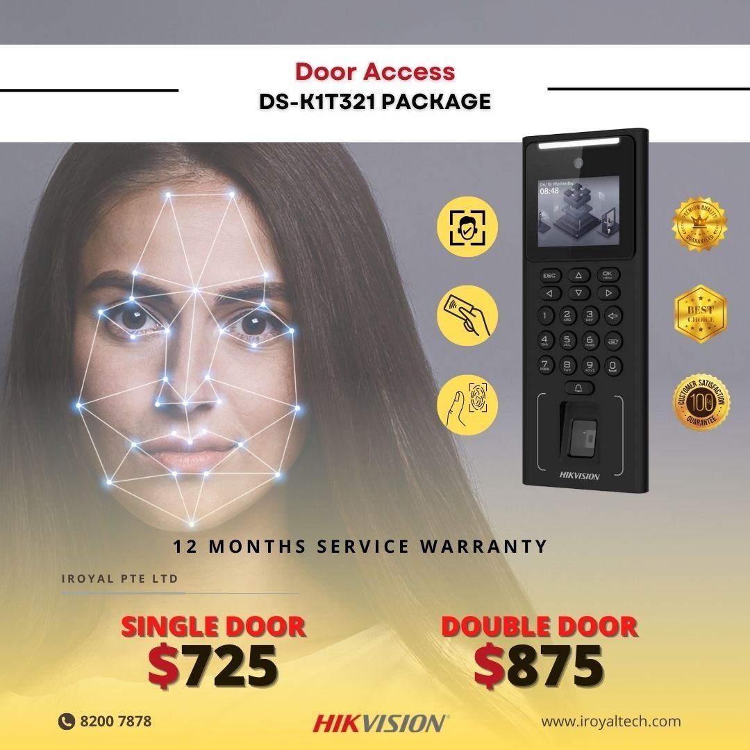 Hikvision Door Access Control System DSK1T321 with Face Recognition