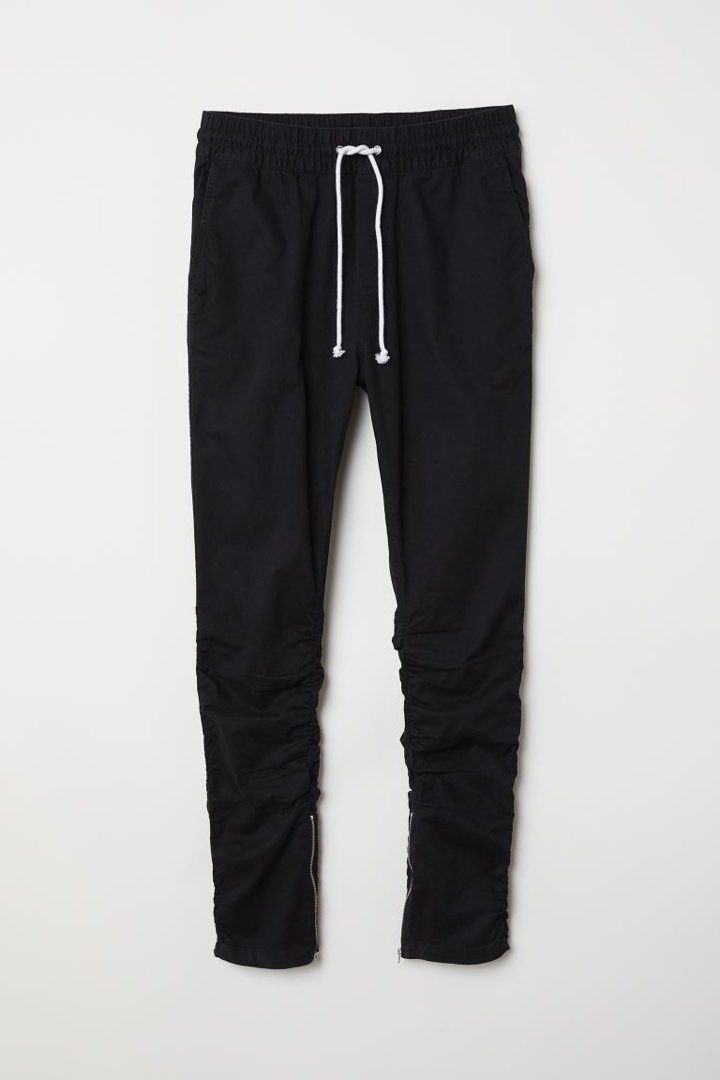 Mens cotton twill joggers shop