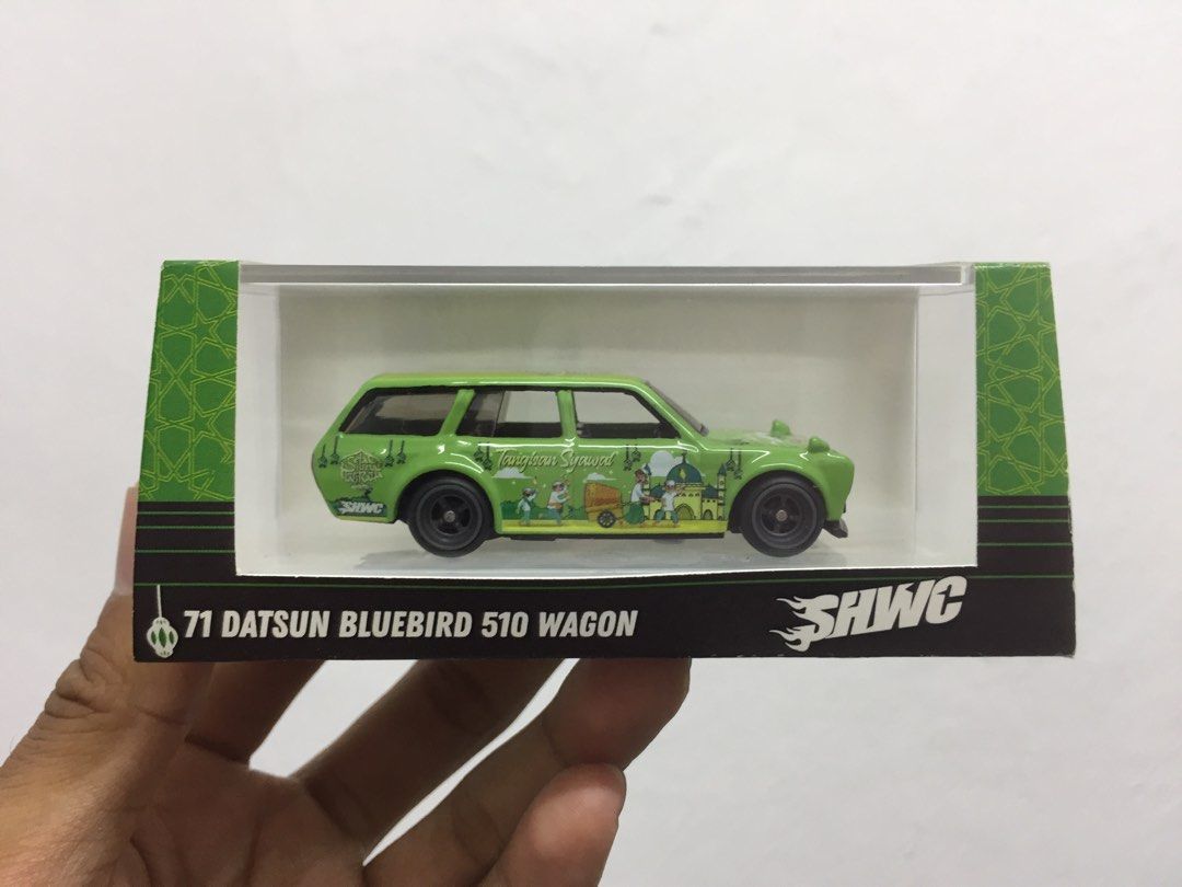 Hot wheels green datsun 510 wagon store