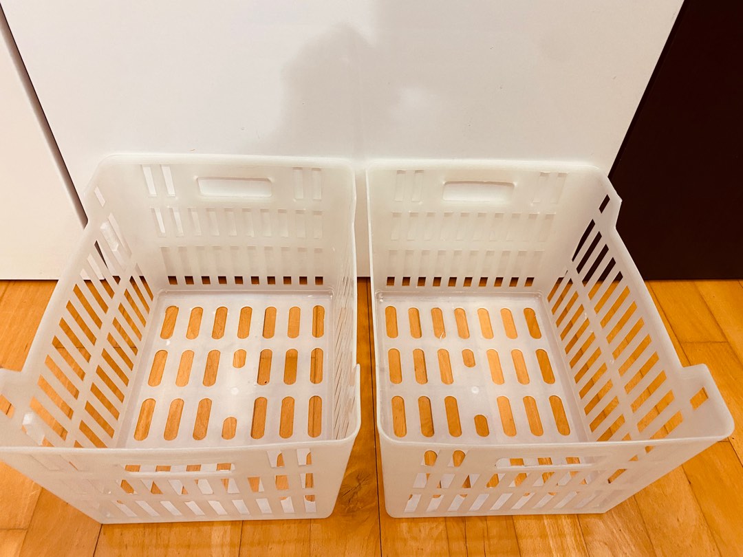 Ikea basket 2pcs, Furniture & Home Living, Home Improvement