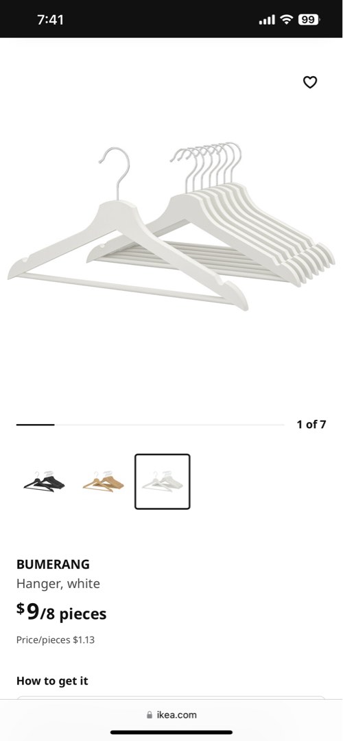 Ikea hangers, Furniture & Home Living, Home Improvement & Organisation