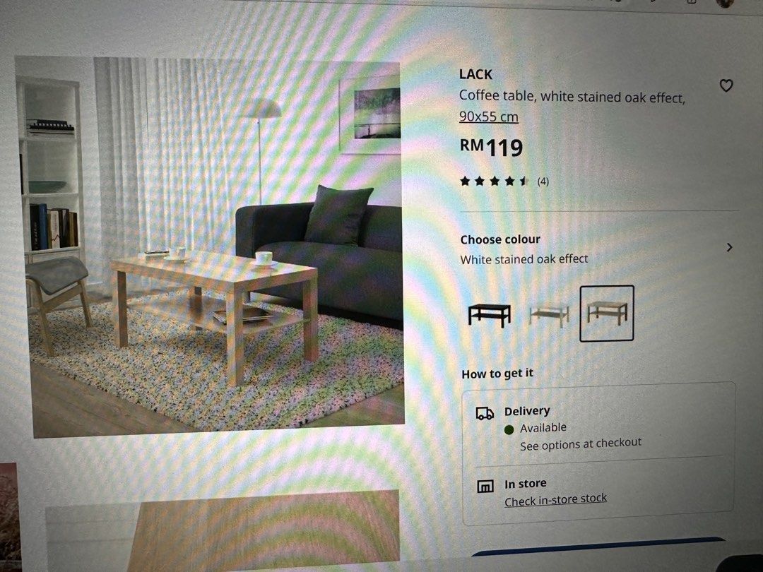 IKEA LACK COFFEE TABLE, Furniture & Home Living, Furniture, Tables