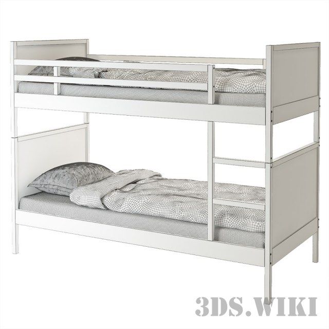 Ikea Norddal Bunk Bed (Double Decker Bed), Furniture & Home Living