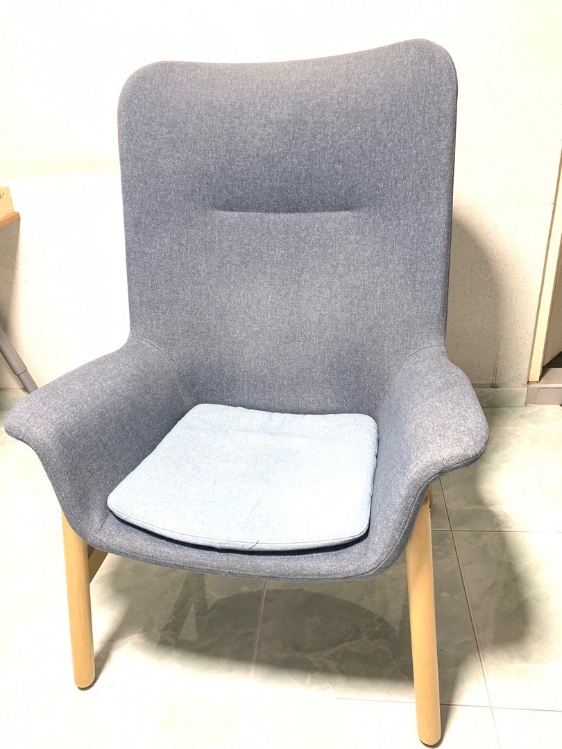 IKEA Vedbo High Back Armchair, Furniture & Home Living, Furniture