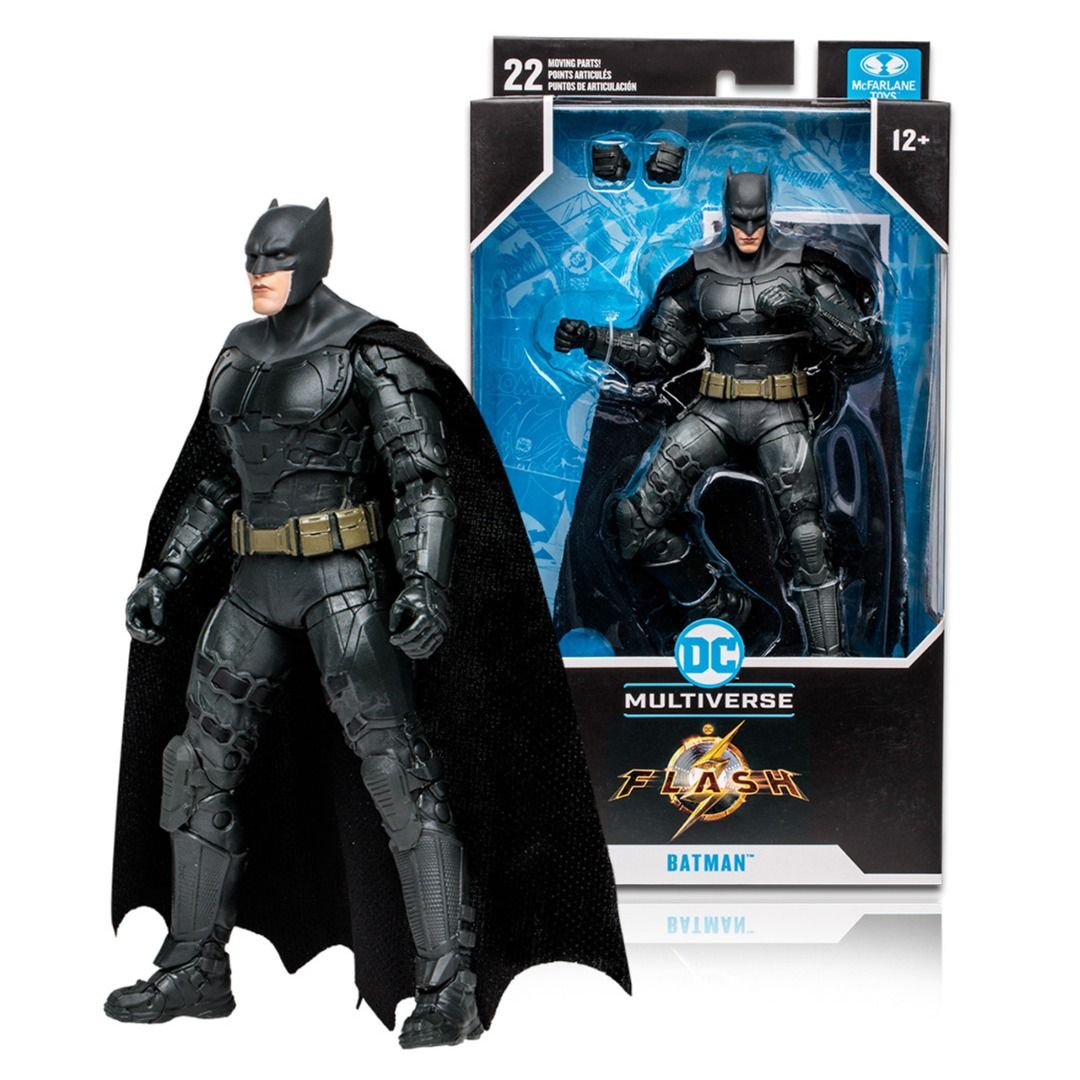 in stock* McFarlane Toys DC Multiverse The Flash Wave Batman (Ben Affleck),  Hobbies & Toys, Toys & Games on Carousell