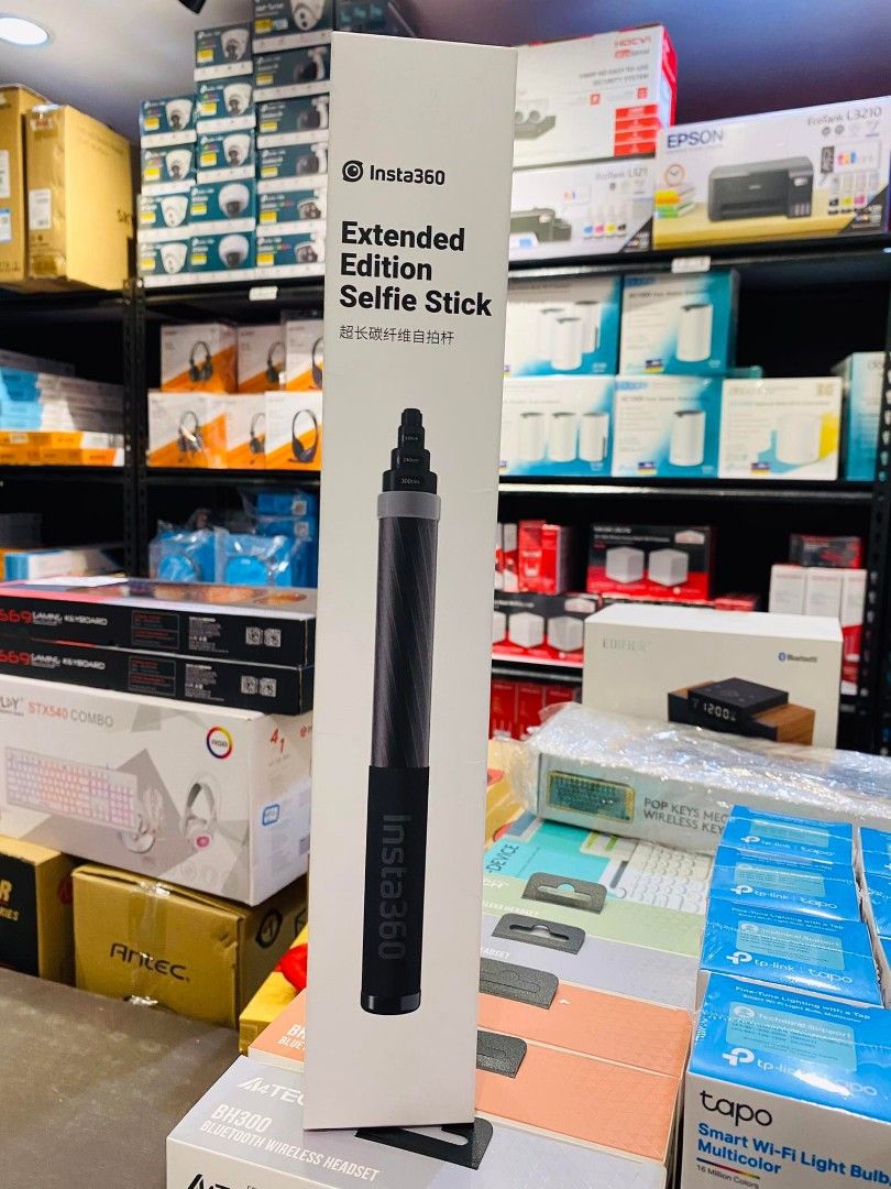 💯Insta360 Extended Selfie Stick 300cm (NEW VERSION) (Category: Tripods & Monopods) located in Makati City. Submitted by techubstoreandaccessories (Listing ID 1230958208, Image 1). Description: Insta360 Extended Selfie Stick 300cm (NEW VERSION) Onhand ready to ship‼️‼️ ✅BRANDNEW ORIGINAL & SEALED ✅ACTUAL PICTURE POSTED ✅ACCEPT WALK IN/PICK UP CLIENT (Mon-Fri 8am-7pm)( Saturday10am-4pm) 📍Location: Evangelista St. Makati City ✅ACCEPT BULK ORDERS W