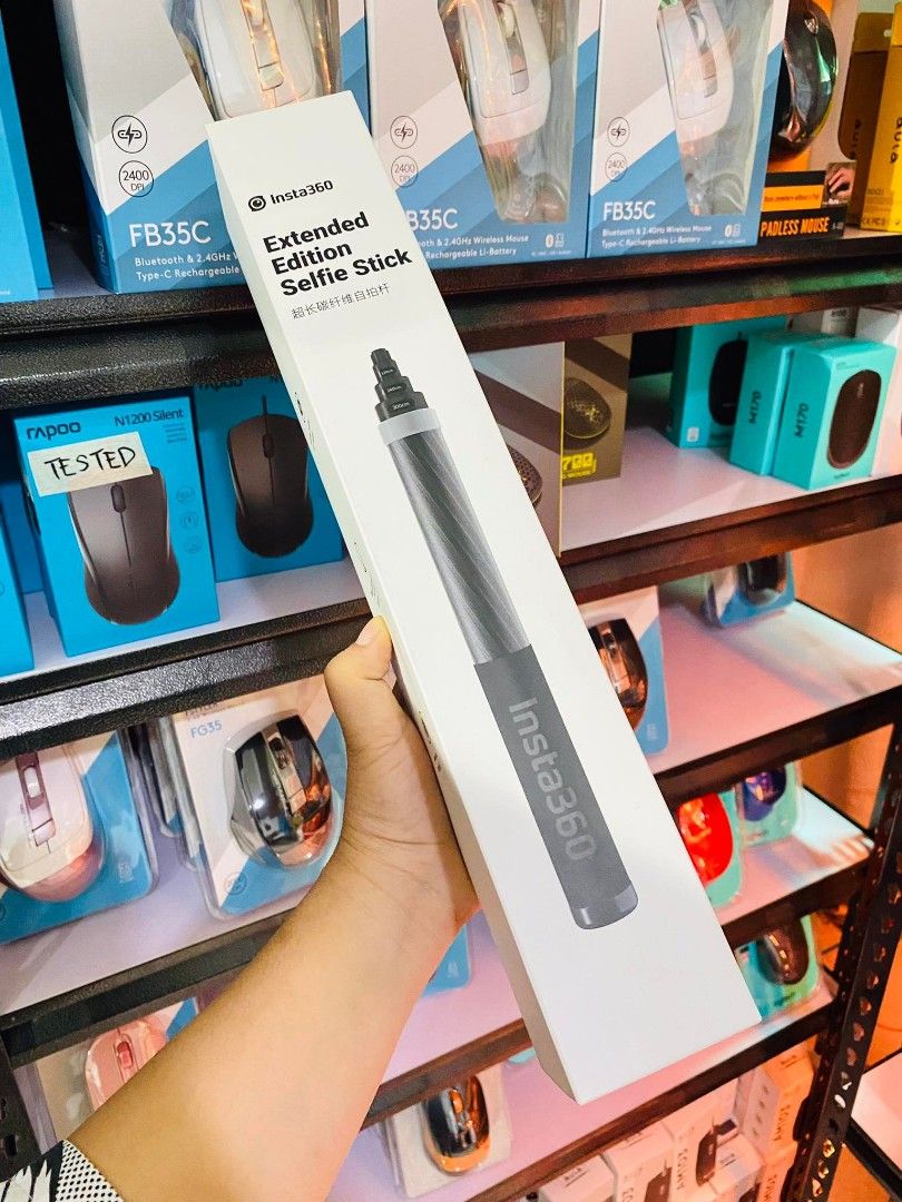 💯Insta360 Extended Selfie Stick 300cm (NEW VERSION) (Category: Tripods & Monopods) located in Makati City. Submitted by techubstoreandaccessories (Listing ID 1230958208, Image 2). Description: Insta360 Extended Selfie Stick 300cm (NEW VERSION) Onhand ready to ship‼️‼️ ✅BRANDNEW ORIGINAL & SEALED ✅ACTUAL PICTURE POSTED ✅ACCEPT WALK IN/PICK UP CLIENT (Mon-Fri 8am-7pm)( Saturday10am-4pm) 📍Location: Evangelista St. Makati City ✅ACCEPT BULK ORDERS W