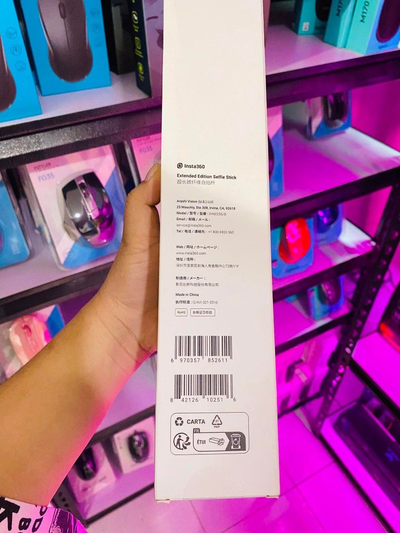 💯Insta360 Extended Selfie Stick 300cm (NEW VERSION) (Category: Tripods & Monopods) located in Makati City. Submitted by techubstoreandaccessories (Listing ID 1230958208, Image 3). Description: Insta360 Extended Selfie Stick 300cm (NEW VERSION) Onhand ready to ship‼️‼️ ✅BRANDNEW ORIGINAL & SEALED ✅ACTUAL PICTURE POSTED ✅ACCEPT WALK IN/PICK UP CLIENT (Mon-Fri 8am-7pm)( Saturday10am-4pm) 📍Location: Evangelista St. Makati City ✅ACCEPT BULK ORDERS W