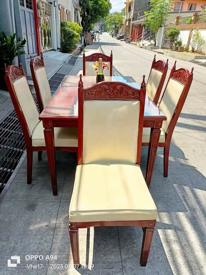 ITALIAN DINING TABLE SET 6 SEATER on Carousell