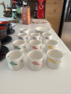 Japanese Small espresso sized cup with gold trimming