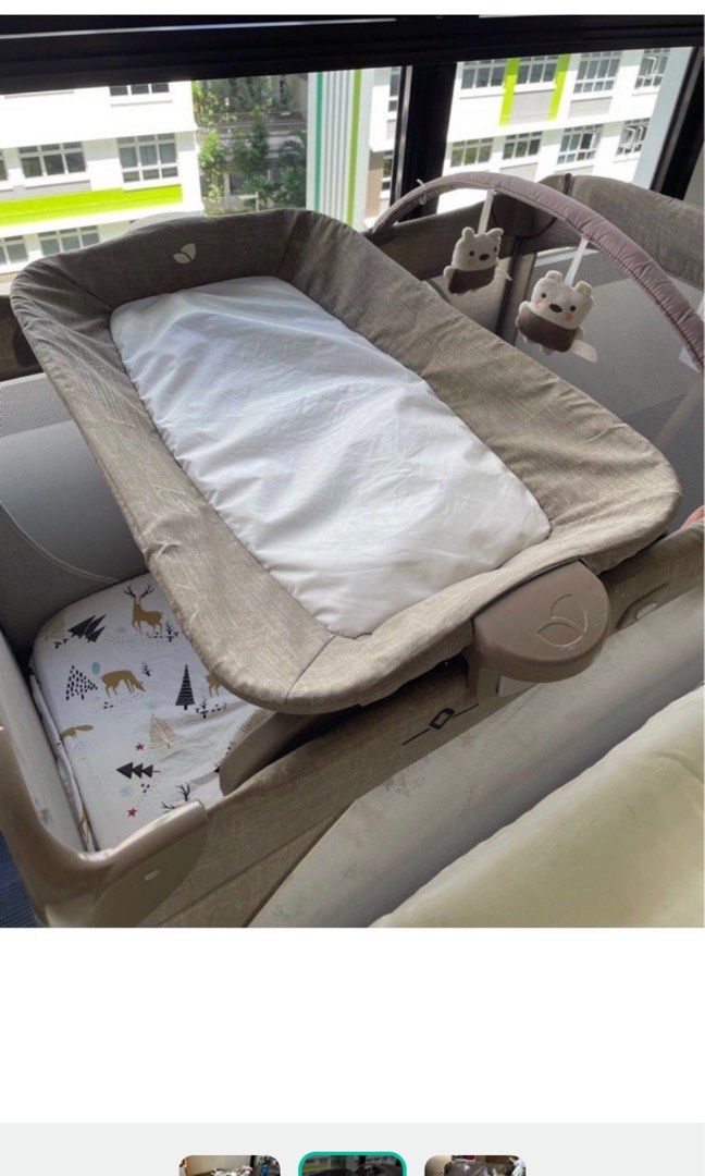 Joie travel cot, Babies & Kids, Baby Nursery & Kids Furniture, Cots