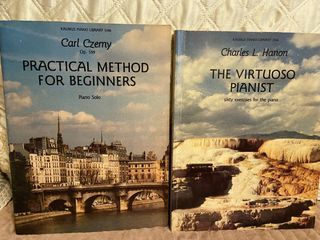 Kalmus piano library 3506 Charles l. Hanon the virtuoso pianist sixty exercises for the piano 3346 Carl czerny op.599 practical method for beginners piano solo 古籍 鋼琴譜