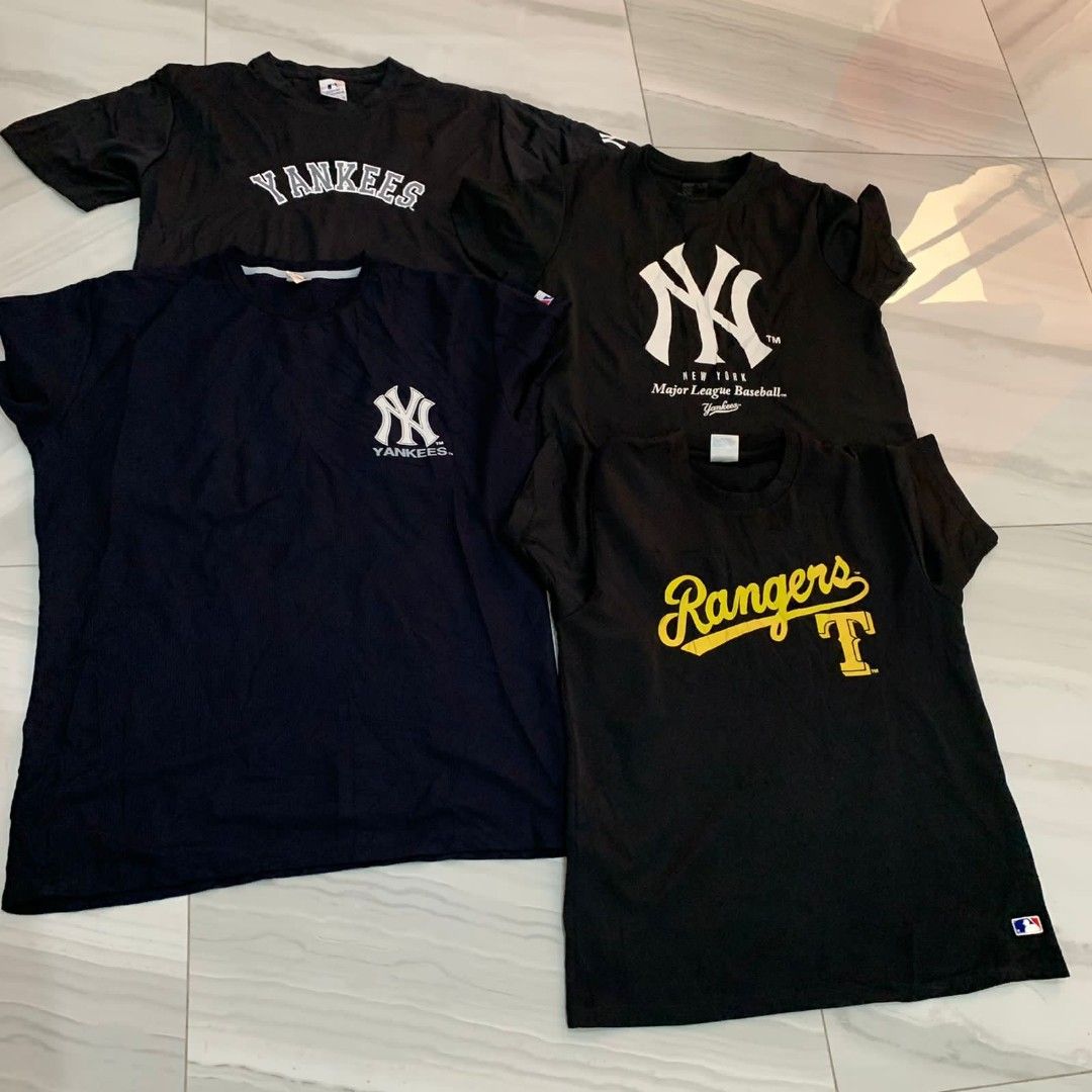 Kaos New York Yankees Original, Fesyen Pria, Pakaian , Atasan di Carousell