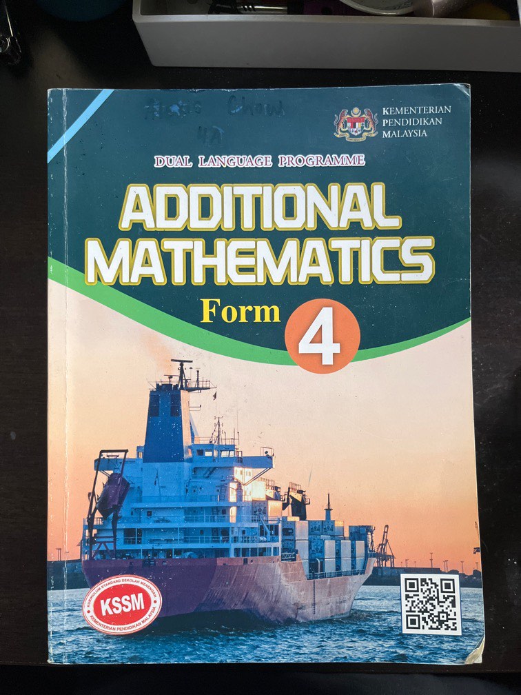 Kssm form 4 additional mathematics textbook in english hobbies