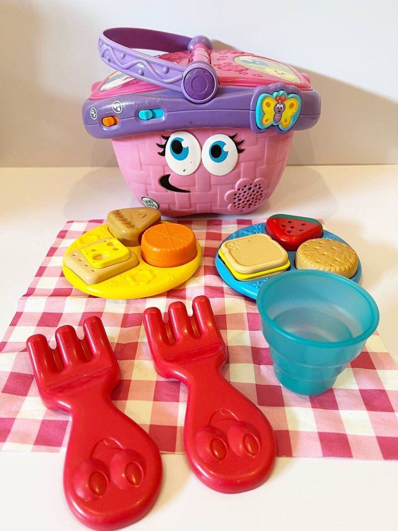 Leapfrog shape and sharing picnic basket, Hobbies & Toys, Toys & Games